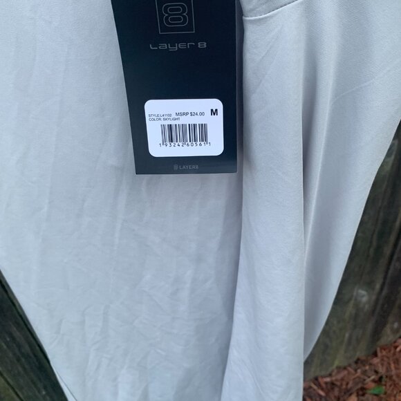 🦃Layered 8 Quick Dry Workout T-shirt Size L - Picture 4 of 5